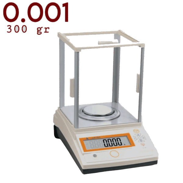 ترازو یک هزارم 300 گرم آزمایشگاهی