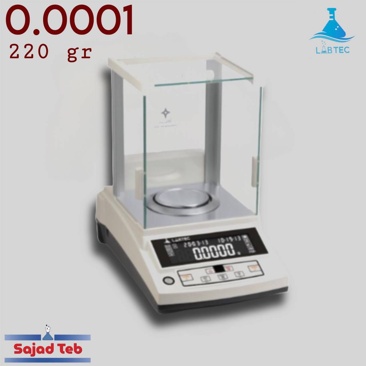ترازو یک ده هزارم 220 گرم آزمایشگاهی