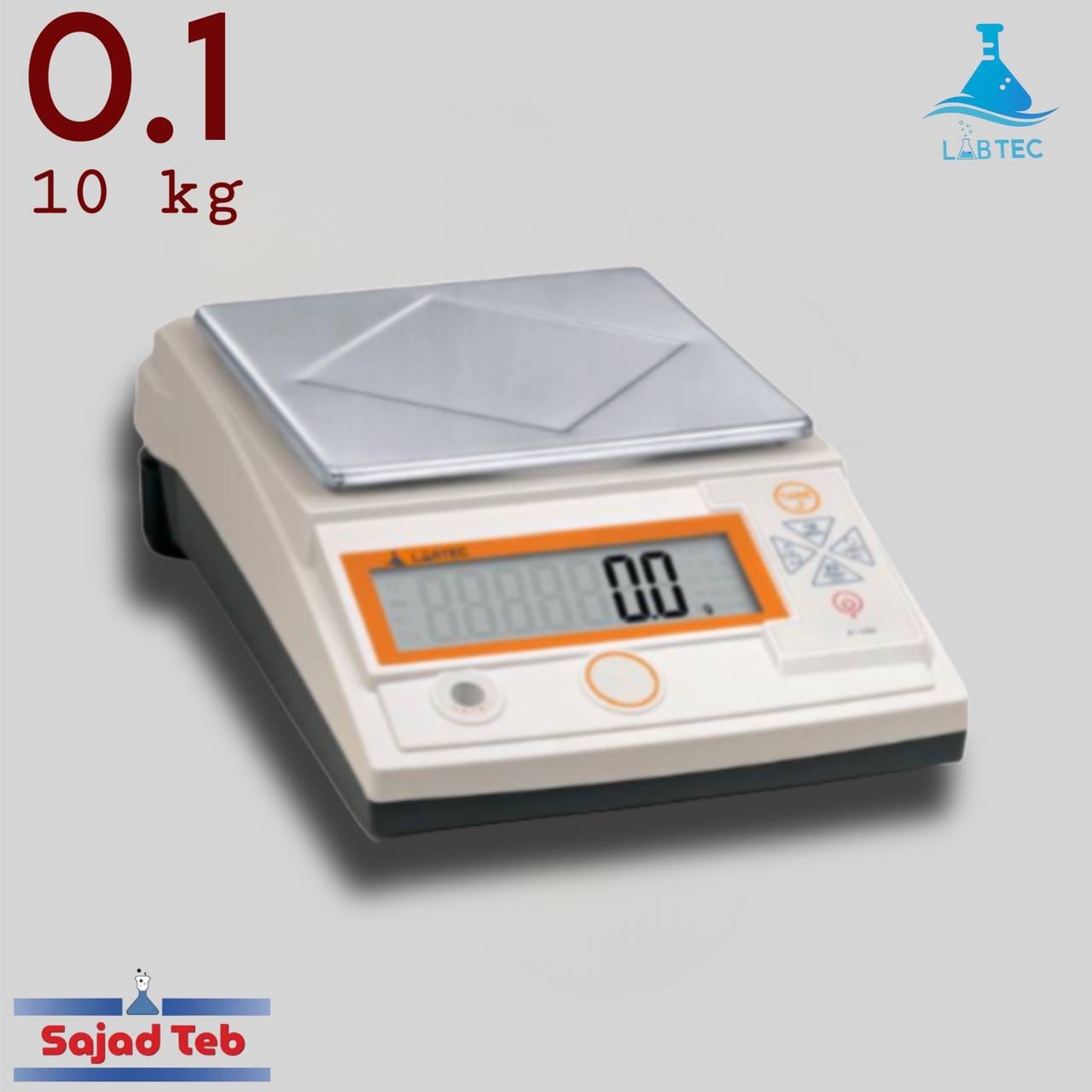 ترازو یک دهم 10 کیلو گرم آزمایشگاهی