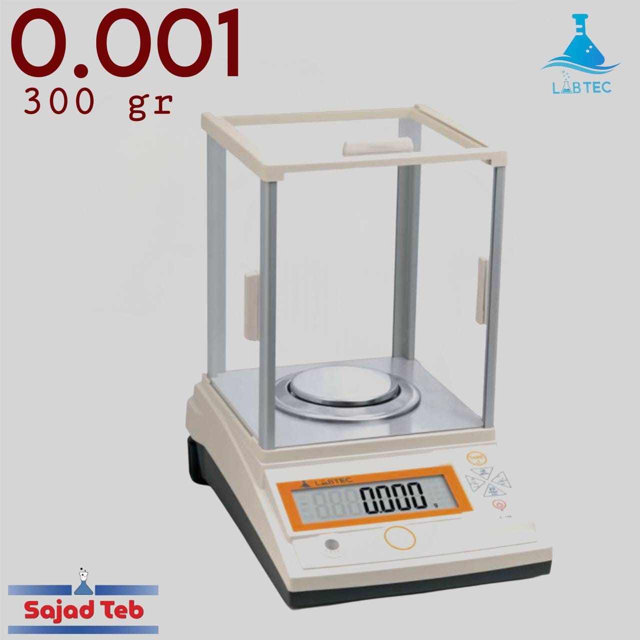 ترازو یک هزارم 300 گرم آزمایشگاهی