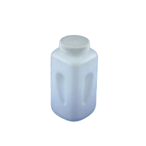 بطری مکعبی دهانه گشاد